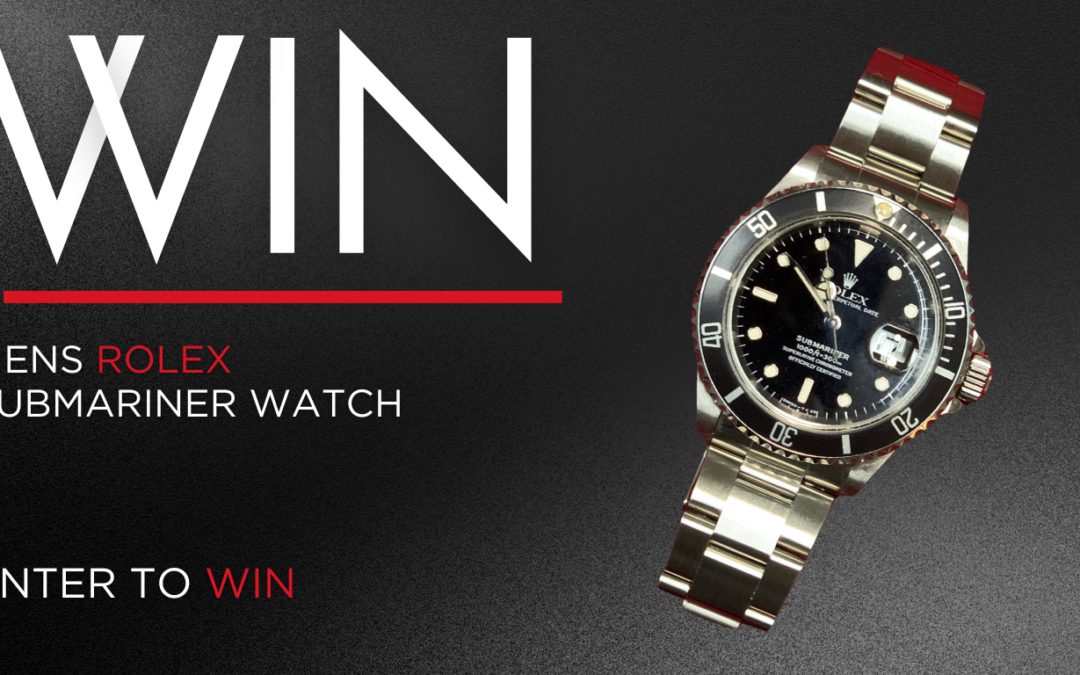 Enter to Win a Classic Rolex Submariner Stainless Steel Timepiece!