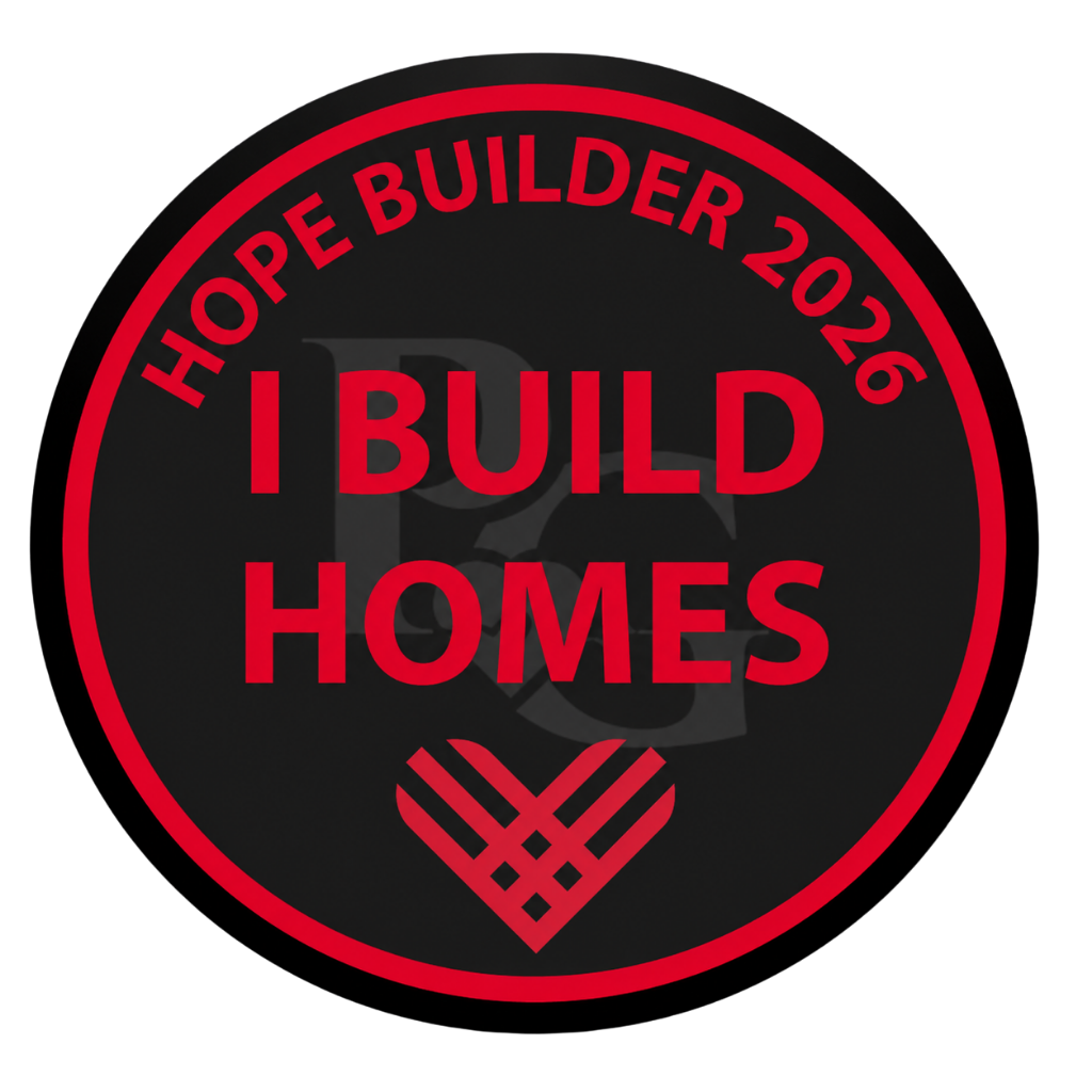 Hope Builder 2026 – I Build Homes badge