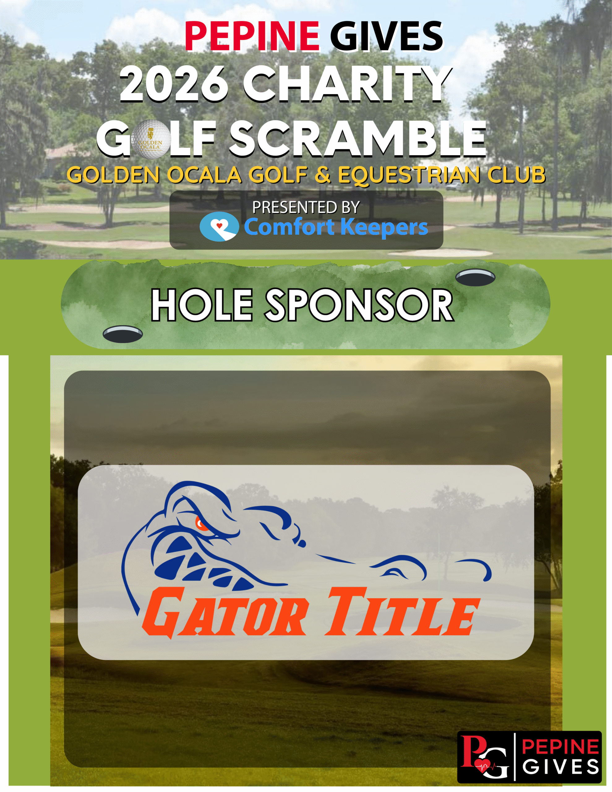 Gator Title Hole Sponsor